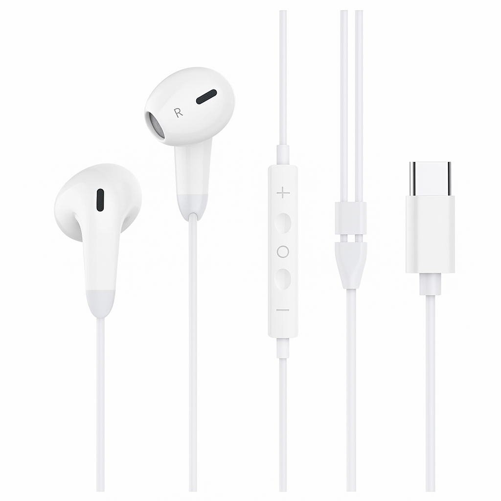 YISON Type-C Call Earphone | Noise-Cancelling Wired Headset