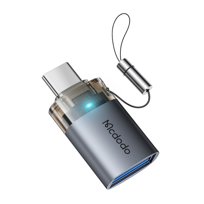 Mcdodo Port Luma USB to Type-C Adapter | LED Indicator OTG