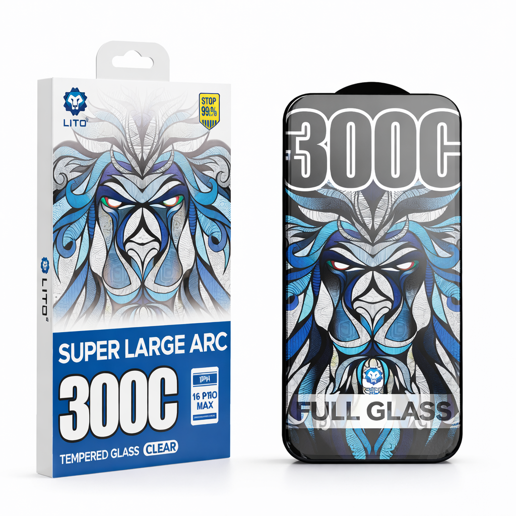 Lito Big Curved Clear Tempered Glass