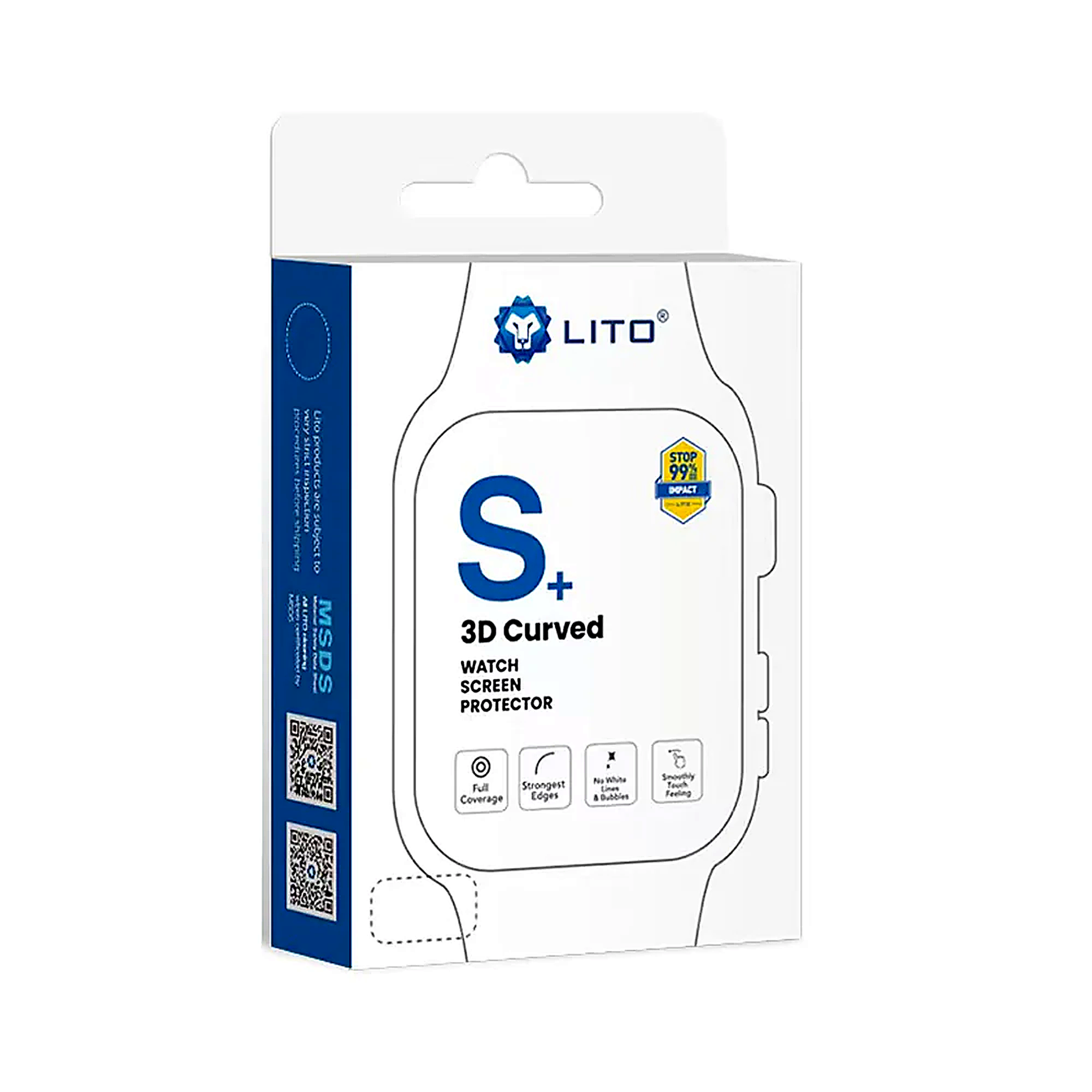 LITO 42mm 3D Curved Tempered Glass Screen Protector