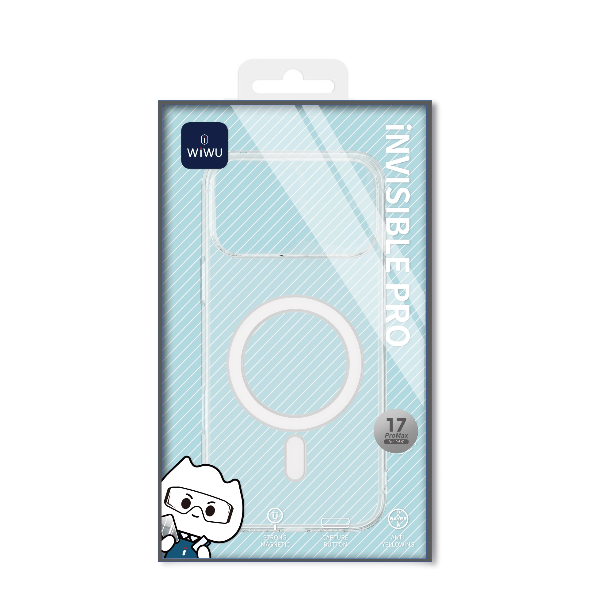 Wiwu AntyYellow Magnetic Clear Case