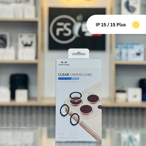 Keephone 15 / 15 Plus Camera Lens Protector (Yellow)